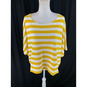 Mer Sea Captiva Terry Slouch Tee Stripe Oversized Beach O/S‎ Nautical Preppy